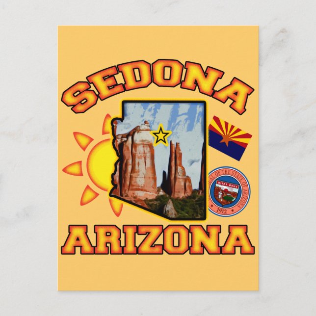 Sedona, Arizona Postcard (Front)