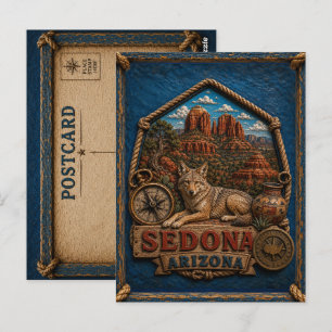 Sedona Arizona Postcard Vintage Travel
