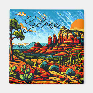 Sedona, Arizona Red Canyon Magnet