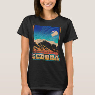 Sedona Arizona Red Rocks Distressed Vintage Eighti T-Shirt