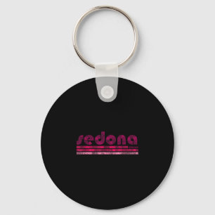 Sedona arizona retro vintage weathered hiking key ring