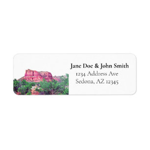 Sedona Arizona Return Address Labels