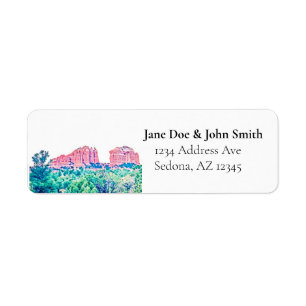 Sedona Arizona Return Address Labels