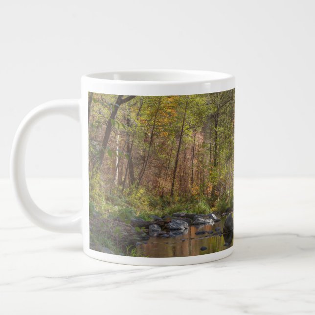 SEDONA ARIZONA STREAMING ANOTHER DAY LARGE COFFEE MUG (Left)