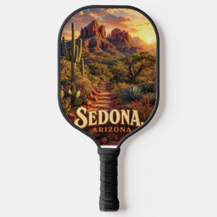Sedona Arizona Sunset Red Rock Desert Travel Pickleball Paddle