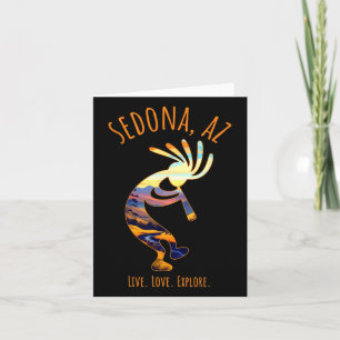 Sedona Arizona Usa Dancing Kokopelli Southwest Des Card