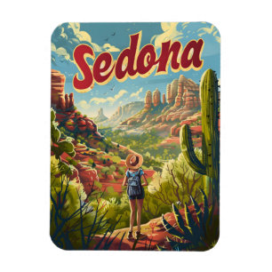 Sedona Arizona Vintage Magnet