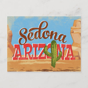 Sedona Arizona Vintage Travel Postcard