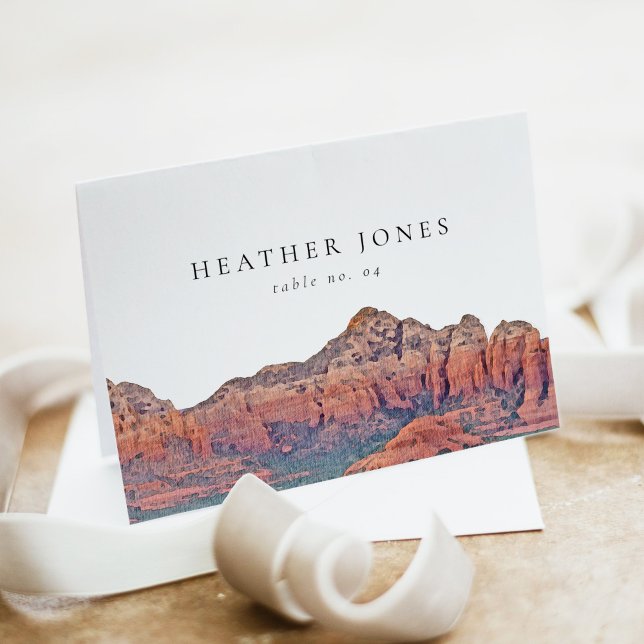 SEDONA Arizona Watercolor Place Cards (Creator Uploaded)