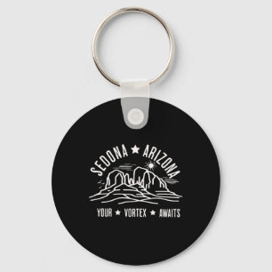 Sedona Arizona Wellness Vortex Spiritual Health Hi Key Ring