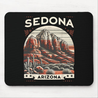 Sedona Az Hiking Outdoors Mountain Sedona Usa Retr Mouse Pad