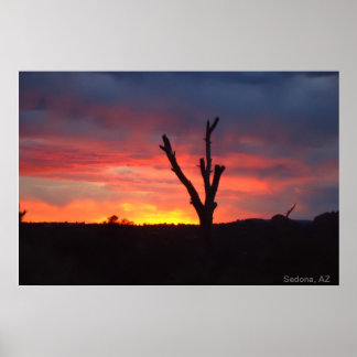 Sedona, AZ. Sunset Poster