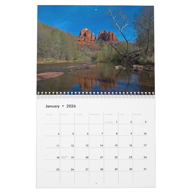 Sedona Beauty 2014 Calendar (Jan 2026)