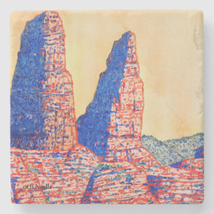 SEDONA Calls to You Stone Coaster