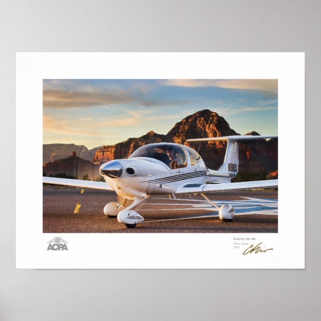 Sedona DA-40 Gallery Poster (Front)