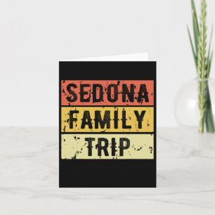 Sedona Family Trip 2021 Fun Matching Arizona Vacat Card