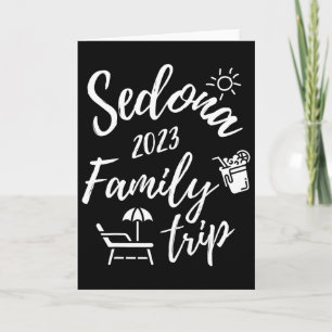 Sedona Family Trip Arizona Vacation Fun Matching D Card