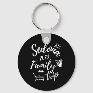 Sedona Family Trip Arizona Vacation Fun Matching D Key Ring