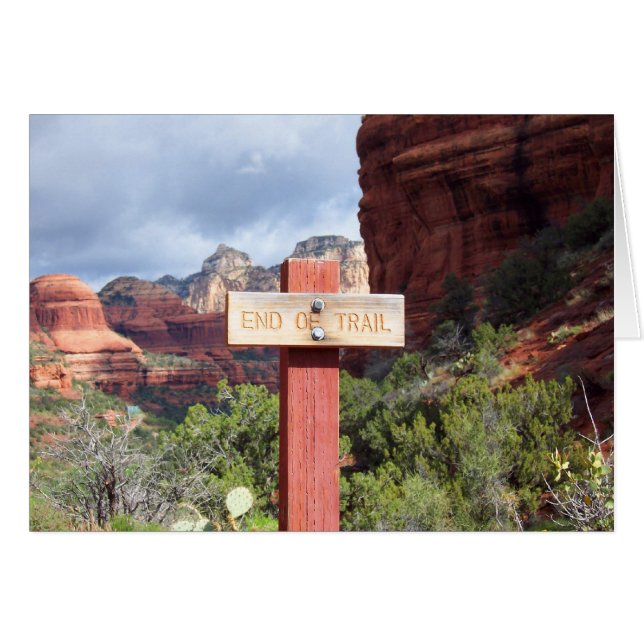 Sedona Hikinh Trail Sign (Front Horizontal)