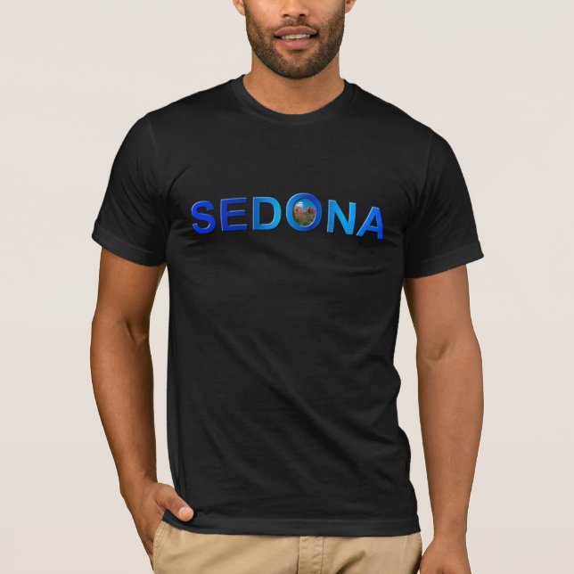 Sedona in Blue T-Shirt (Front)