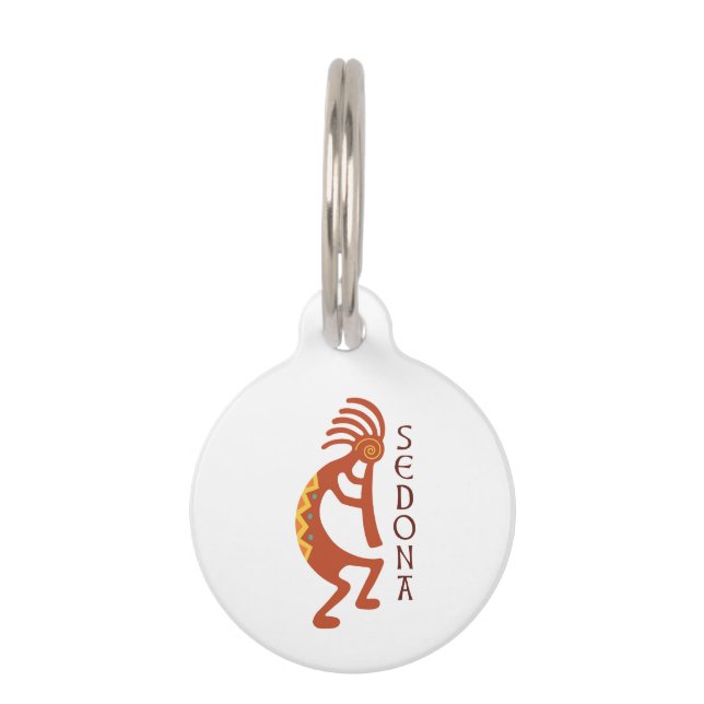 Sedona Kokopelli Pet Tag (Front)