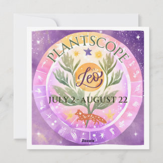 Sedona Plant Company Plantscope: Leo Holiday Card