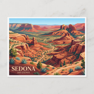 Sedona Red Rock Country Arizona Postcard