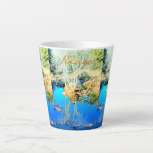 Sedona Red Rock Reflections Thunder_Cove Latte Mug