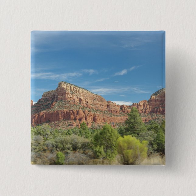 Sedona Red rocks 15 Cm Square Badge (Front)