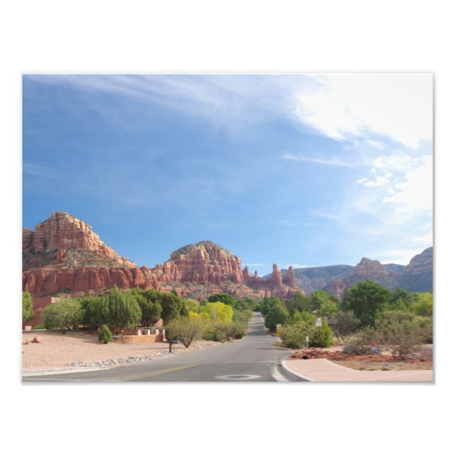 Sedona Red rocks Photo Print (Front)