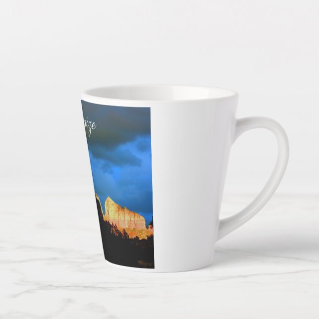 Sedona Red Rocks Thunder_Cove Latte Mug (Right)
