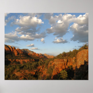 Sedona sunset 003 poster