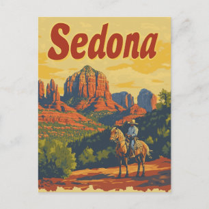 Sedona vintage postcard