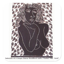 Seduction At A Simple Glance 7.6cm stickers 