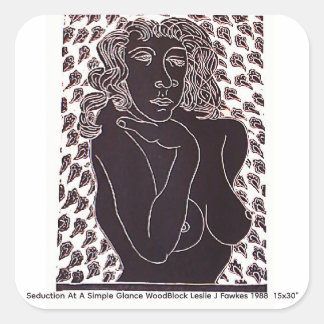Seduction At A Simple Glance 7.6cm stickers 