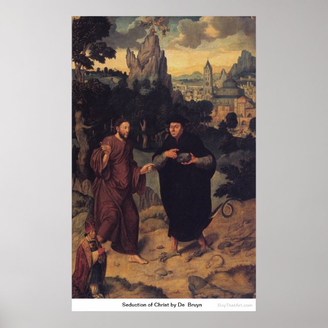Seduction of Christ by De Bruyn Poster (Front)