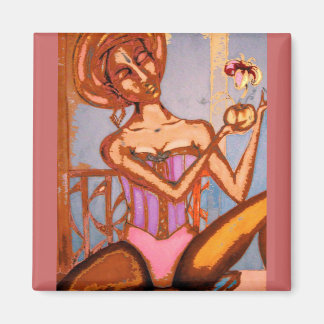 "Seduction Of the Flower" Magnet