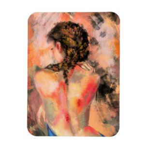 Seductive Lady Art Woman Body Magnet