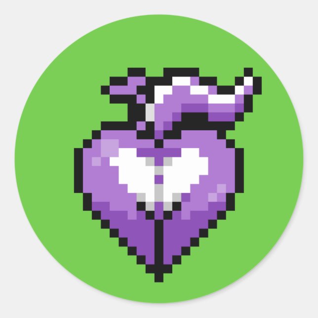 Seductive purple skunk Sticker (Front)