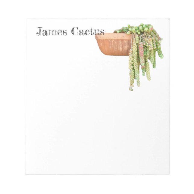 Sedum Donkey Tail Note Pad (Front)