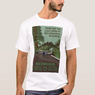 See a Herd of Stegosaurus! - Redwood National & St T-Shirt