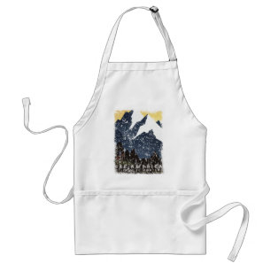 See America - Montana-distressed Standard Apron