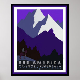 See America - Montana - WPA Poster Series45