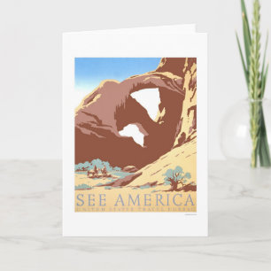 See America Travel 1939 WPA Card