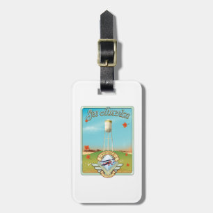 See America Vintage 50's style flight poster Luggage Tag