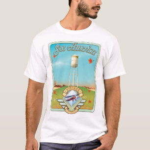See America Vintage 50's style flight poster T-Shirt