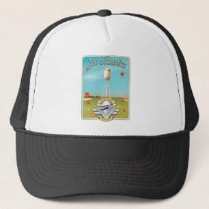 See America Vintage 50's style flight poster Trucker Hat