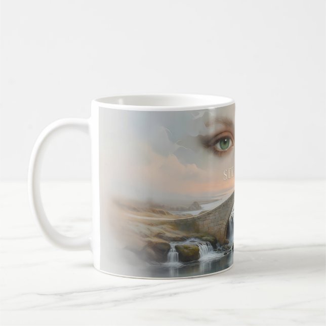 See Beyond Mystical Bridge Ceramic Mug (Left)