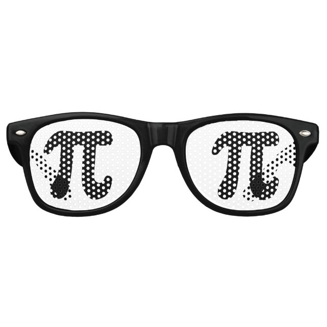 See Clearly Through Pi  Retro Sunglasses (Front)