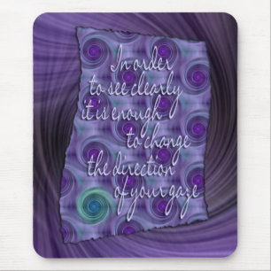 see Clearly - wisdom Mouse Pad